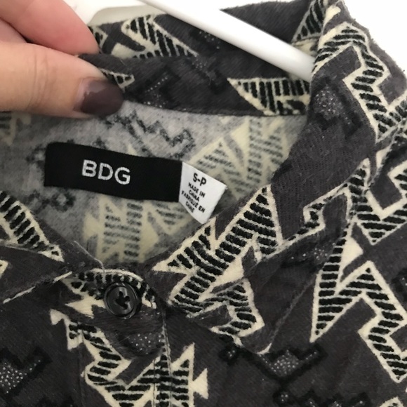 UO tribal button up flannel - Picture 3 of 4